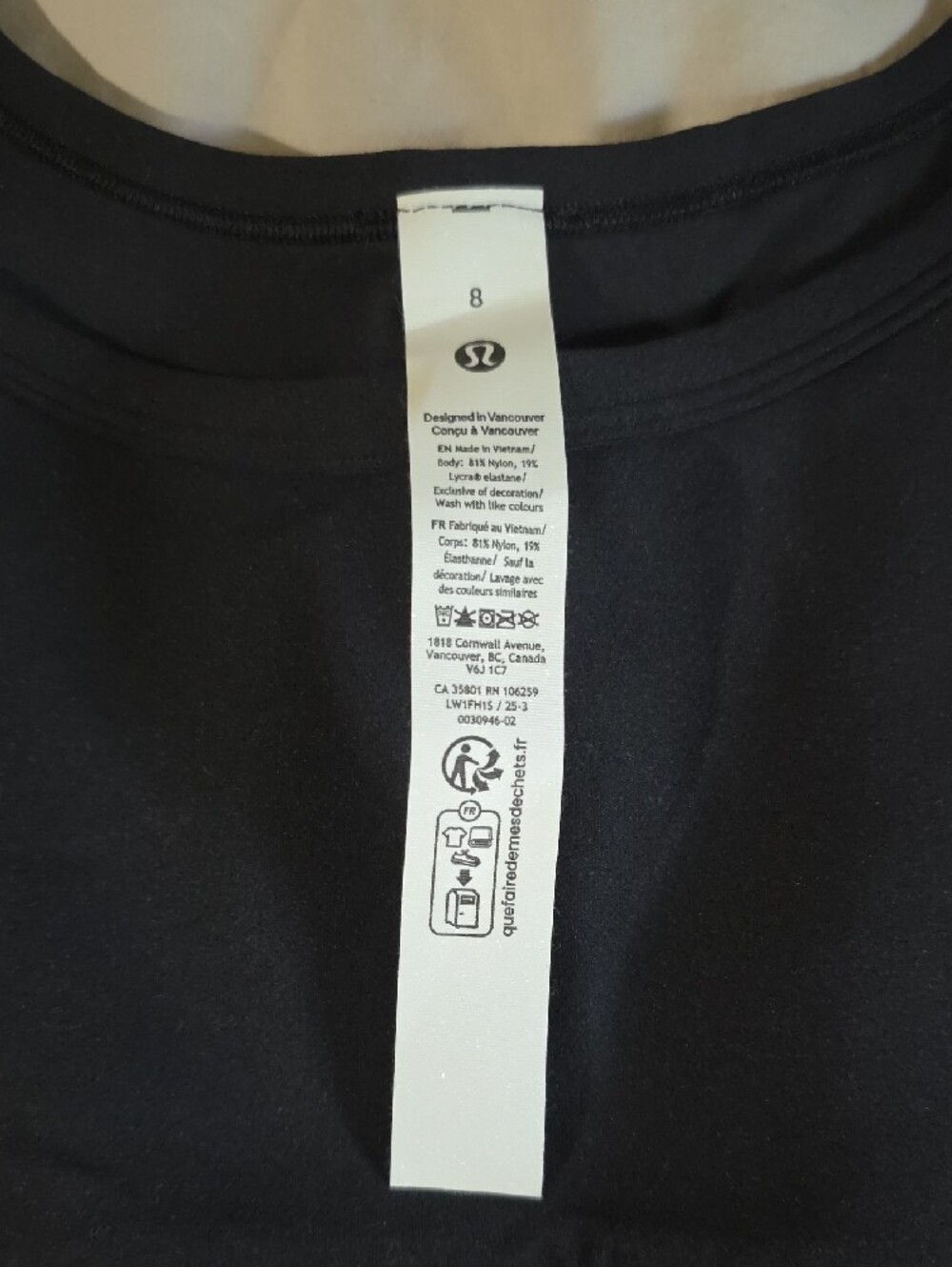 Lululemon Align Scoop Waist Length Tank Size 8 - Picture 3 of 4